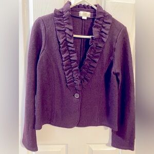 Loft blazer. Dark purple.